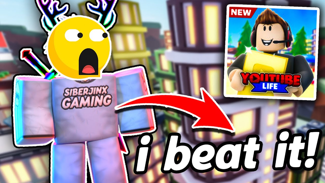 i BEAT Youtube Life On ROBLOX! PENTHOUSE.. BILLIONS OF SUBSCRIBERS!