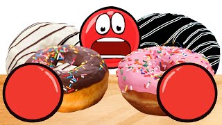 Asmr Donuts & Desserts Eating With Red Ball 4 Mukbang Animation