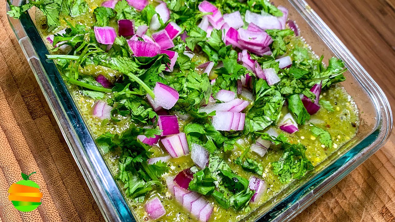¿Cómo hacer salsa verde mexicana para tacos o carne asada? Comida