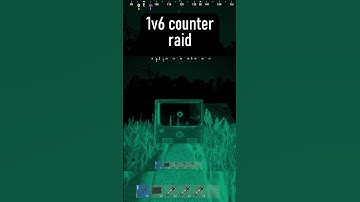 1v6 counter raid #rust #rustgame #gaming #shorts