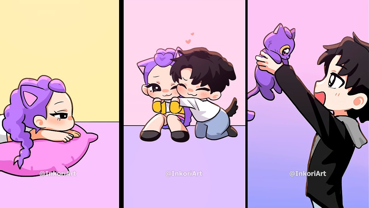 Rumi x Jinu - Rumi becomes Jinu's pet cat || Kpop Demon Hunters