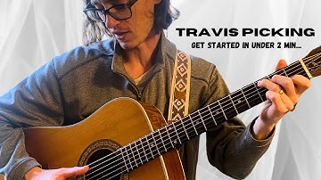 Start TRAVIS PICKING | Learn the Essential Fingerstyle Guitar Technique | Tabs & Chord Charts
