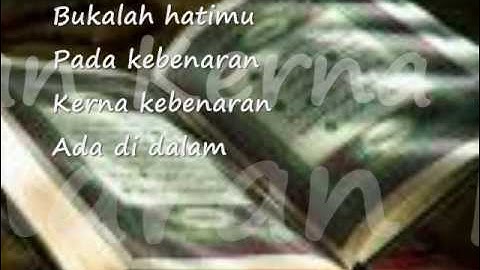 Buka hatiMu - Lirik