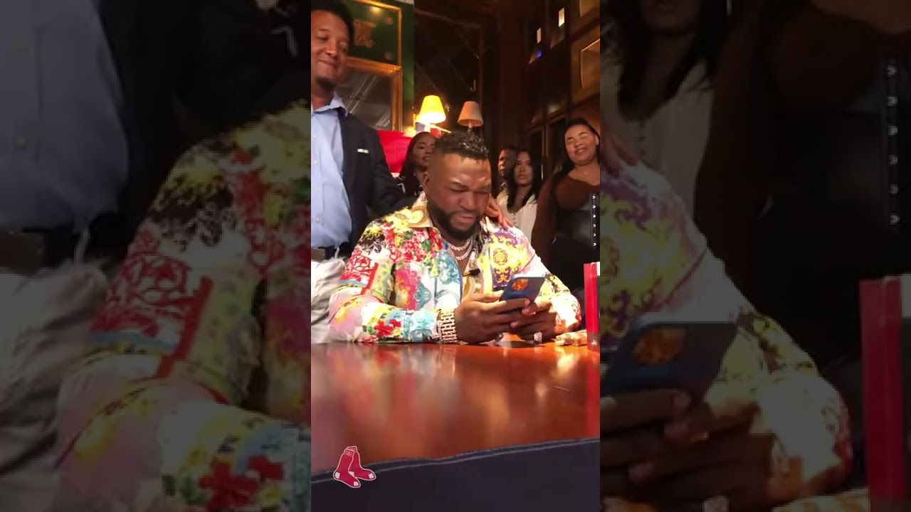 David Ortiz gets a call from the Baseball Hall of Fame