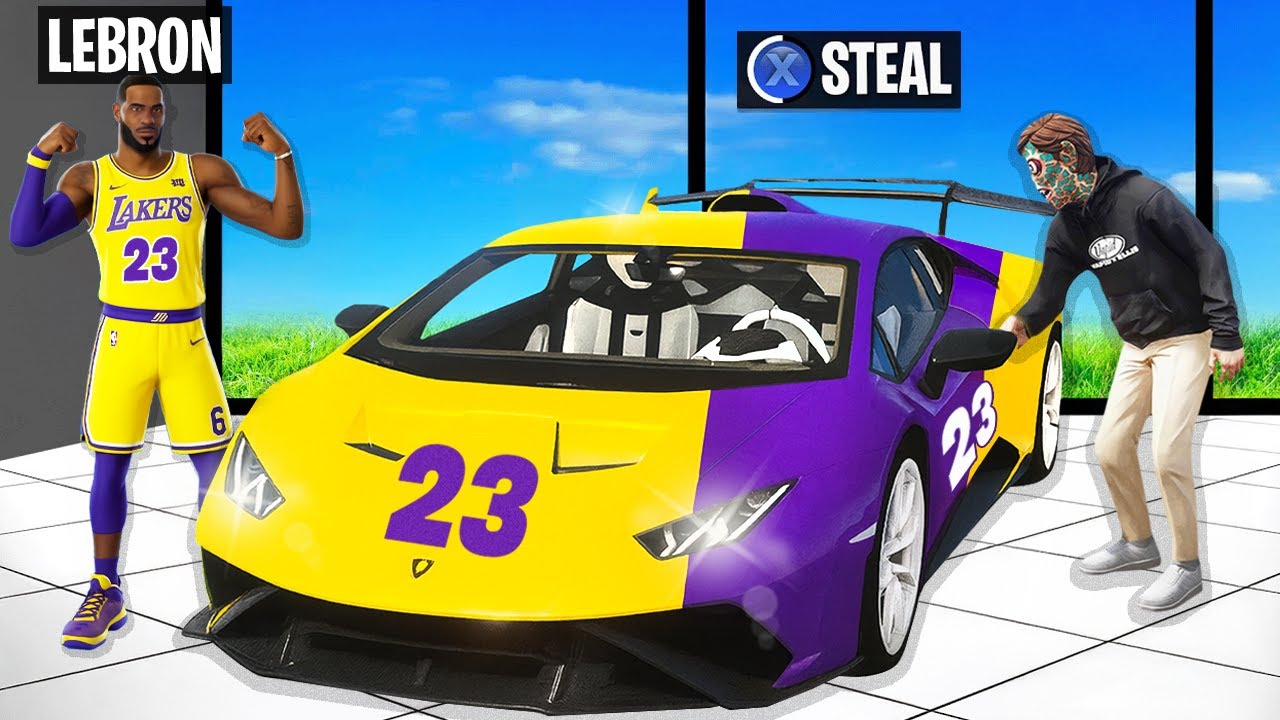 I Stole Lebron James's Cars in GTA!