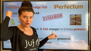 NT2 PERFECTUM ik heb gewoond🏠 ik ben geweest VOLTOOIDE TIJD spelling voltooid deelwoord #learndutch screenshot 2