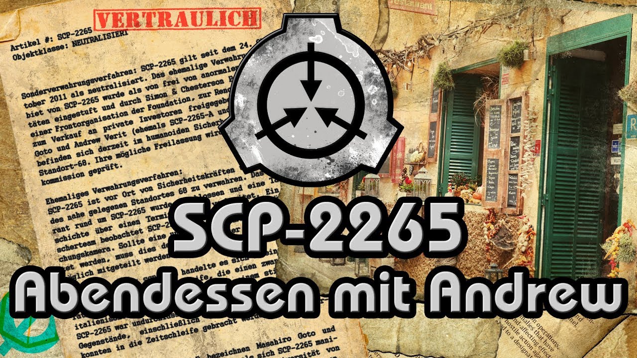 Scp 2265 Abendessen Mit Andrew German Deutsch Youtube