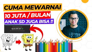 10 Juta/Bulan Dari Mewarnai Gambar, Kerja Sampingan Paling Gampang, Cara Dapat Uang Dari Internet screenshot 3