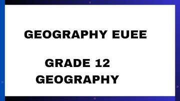 Geography euee