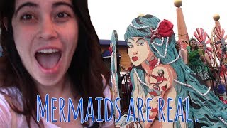 Chrissy sees mermaids! Classic Subway Cars, and the Coney Island Mermaid Parade!
