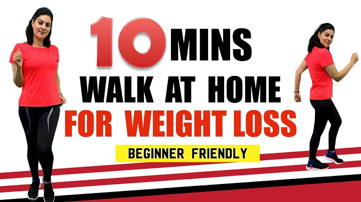 10 Mins Walk At Home For Weight loss | Fat Burning...