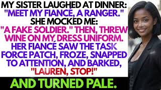 Information My Sister Threw Wine on My Uniform and Called Me a “Fake Soldier” Then Her Ranger Fiancé Turned Update