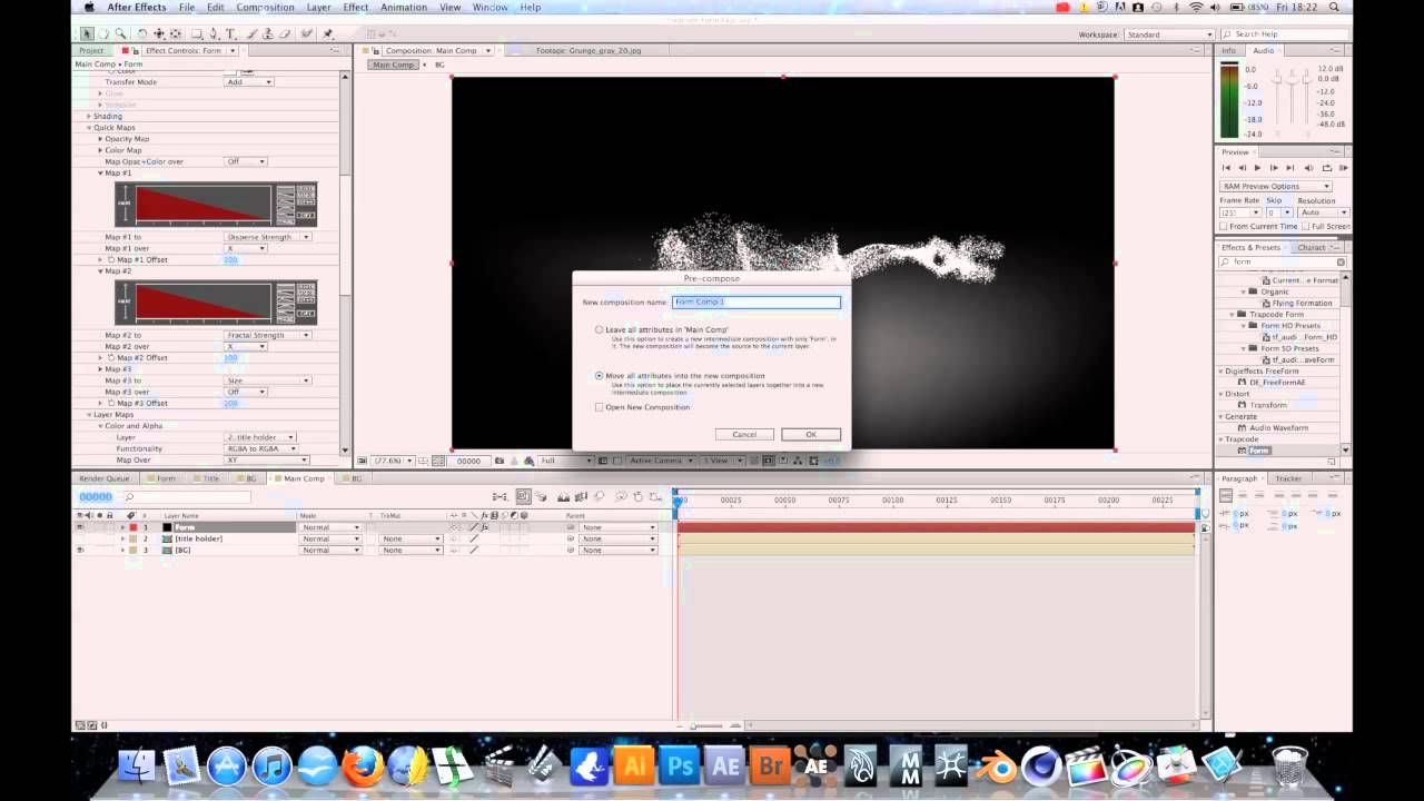 After Effects Trapcode Form Tutorial - YouTube