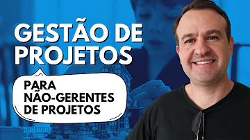 Qual a formação de um gestor de projetos?