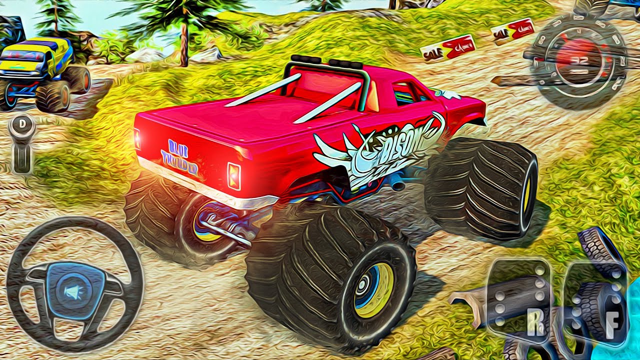 4x4 Monster Truck Stunts Driver Simulator 3D - Best Android GamePlay