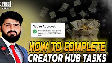 HOW TO COMPLETE CREATOR HUB TASKS PUBG MOBILE