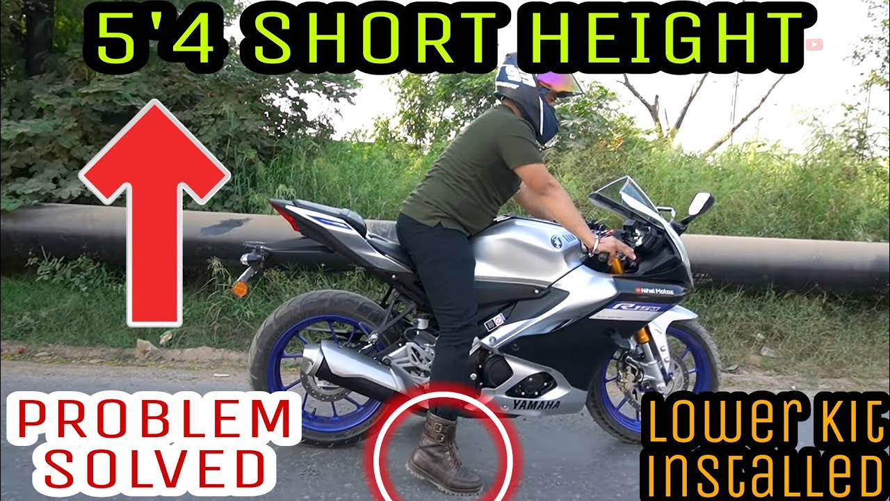 Short Rider 5'4 can ride R15M | PROBLEM SOLVED | SEAT HeigHT KAM karwAliYA