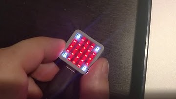 Dado, a M5Atom based dice with configurable number of sides (2-9)