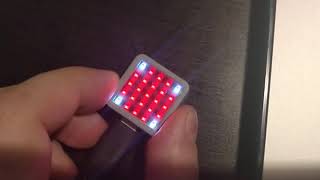 Dado, a M5Atom based dice with configurable number of sides (2-9)