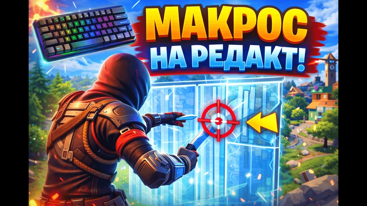 МАКРОС НА РЕДАКТ В ФОРТНАЙТЕ 🔥 +100% СКОРОСТИ