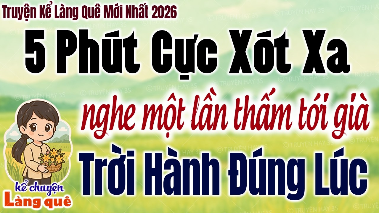 5 Phút Cực Xót Xa: TRỜI HÀNH ĐÚNG LÚC - Nghe Một Lần Thấm Tới Già - Kể Chuyện Làng Quê 2026