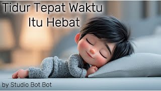Download lagu Lagu Anak | Tidur Tepat Waktu Itu Hebat 🌙 | Balita & PAUD | Studio Bot Bot