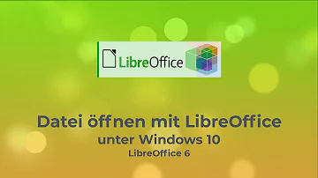 Wie kann ich LibreOffice öffnen?