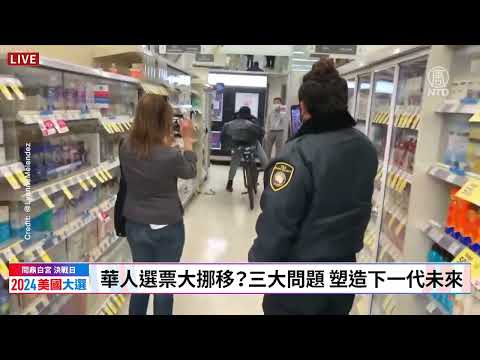 川普还是贺锦丽？亚裔美国人向右转？纽约唐人街采访亚裔；林晓旭博士谈美国大选【 2024美国大选直播精选片段】