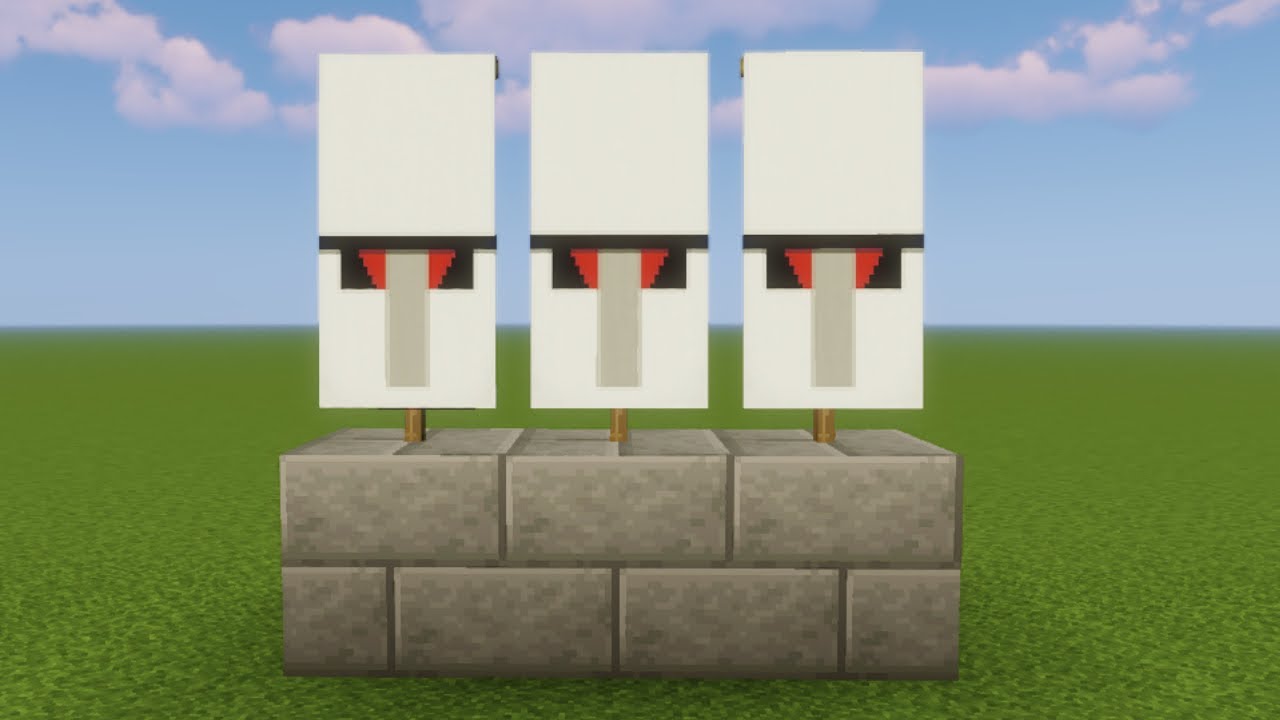 How To Make An Iron Golem Banner | Banner Tutorial