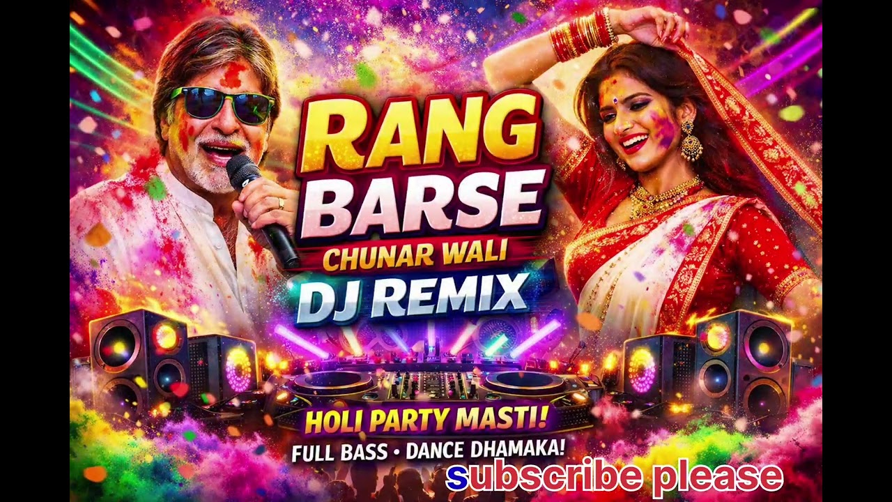 होली धमाका 2026 💥 Rang Barse🎧🥁 (Hard Bass Remix) - Big B Special | Holi Viral DJ Song
