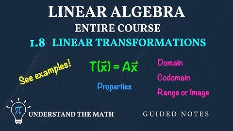 Master Linear Transformations | Terminology, Properties, and Examples