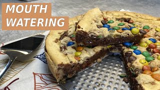 Make This Nutella Cookie Pie With M&Ms - Only For The Sweets Lover
