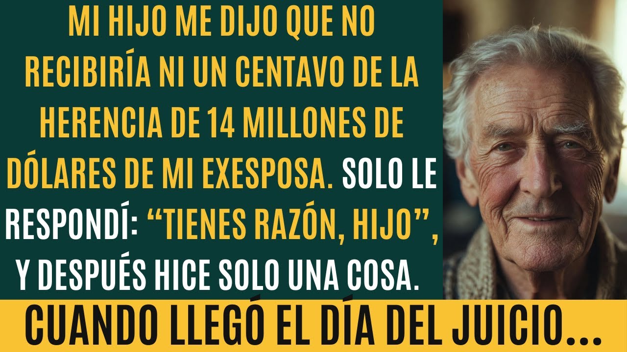 Mi Hijo Dijo: “No Recibirás Ni Un Centavo De La Herencia”. Cuando Llegó El Día Del Juicio…