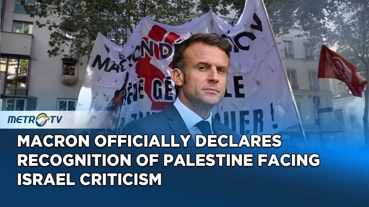 THE ASSOCIATED PRESSMACRON RECOGNIZES PALESTINE FOR WORLD PEACE