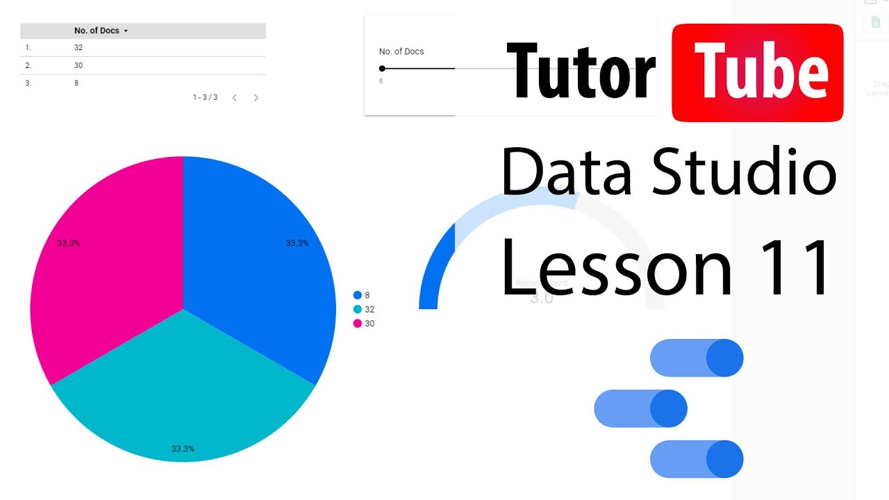 Google Data Studio Tutorial - Lesson 11 - Data Comparison - YouTube