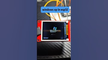 Windows xp in ESP32 and 7735STFT #esp32  #diy   #electronic  #creative #arduino
