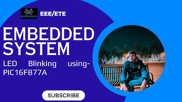 LED Blinking Project using- PIC16F877a (Proteus Simulation) | Embedded System  | EEE/ETE