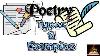 Types of Poetry~GM Lectures