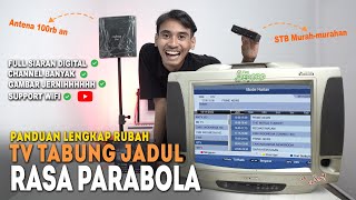 Merubah TV Tabung menjadi Digital. Dengan STB Murah Advan Digipro