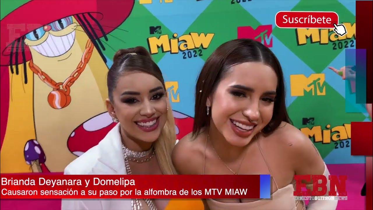 DOMELIPA Y BRIANDA DEYANARA impactan en la alfombra rosa de los MTV