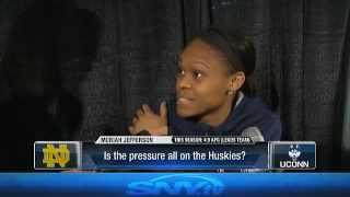 UConn Huskies get ready for Notre Dame