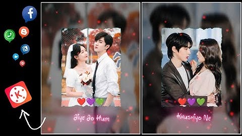 New Viral Photo Moving Status Video Editing in KineMaster