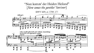 Bach / Busoni: Nun komm der Heiden Heiland - BWV 659 - Paul Jacobs, 1979 - Nonesuch H-71375