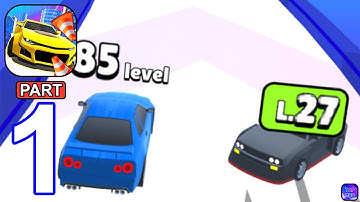 Level Up Cars - Gameplay Walkthrough Part 1 Levels 1-16 (Android, iOS Gameplay)