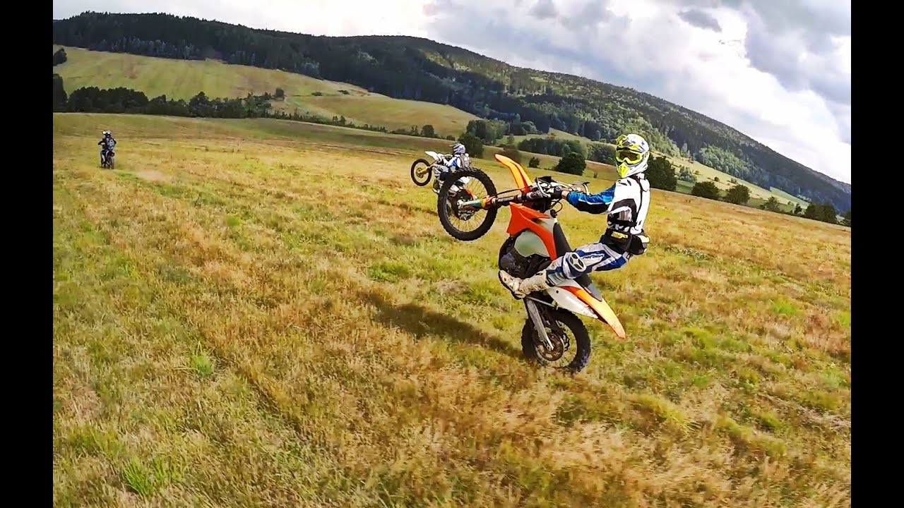 Enduro Wheelie Skills/ Czech Republic YouTube