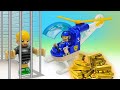 O ladrão roubou o ouro e o avião! História infantil em português. Vídeo infantil.