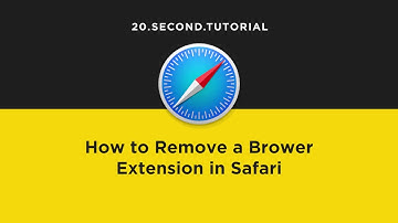 Delete an Extension on your Safari browser | Safari Tutorial #7