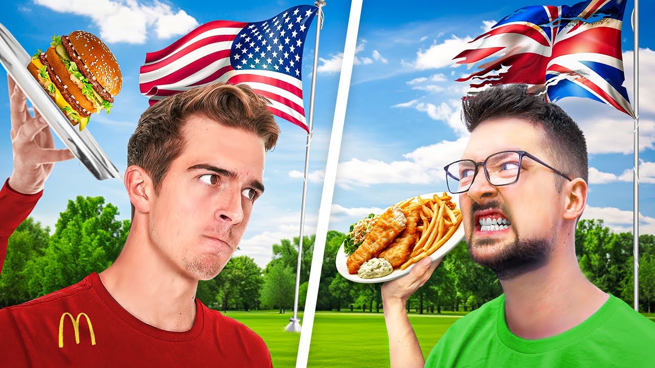 USA vs UK | Food Battle!