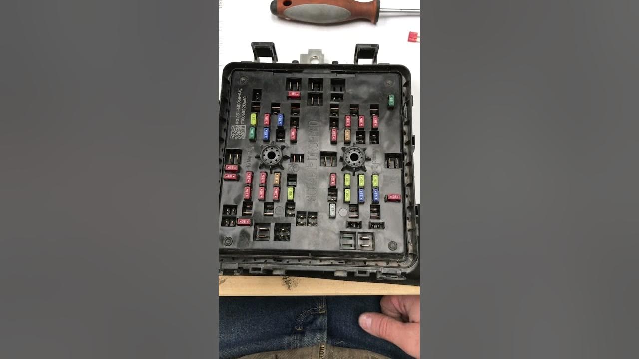 2020 ford f 350 under hood fuse box removal check and install youtube