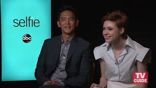 [2014] TV Guide interview with Selfie cast (Karen Gillan & John Cho)